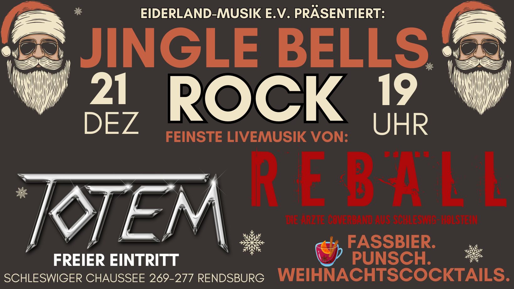 Totem Premiere 2024 auf dem Jingle Bells Rock in Rendsburg